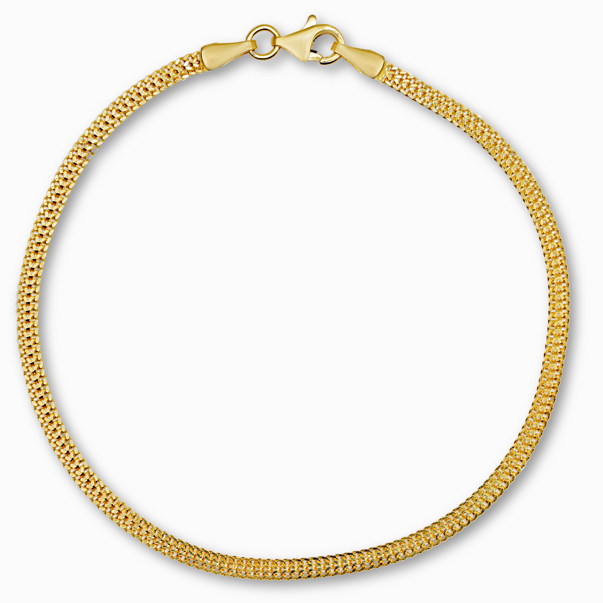 Bismarck armband 2,5 mm 14k goud, productfoto