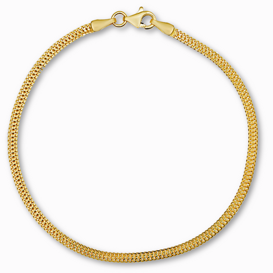 Bismarck armband 2,5 mm 14k goud, productfoto