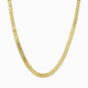 Bismarck ketting 5,5 mm 14k goud, hangend op witte achtergrond