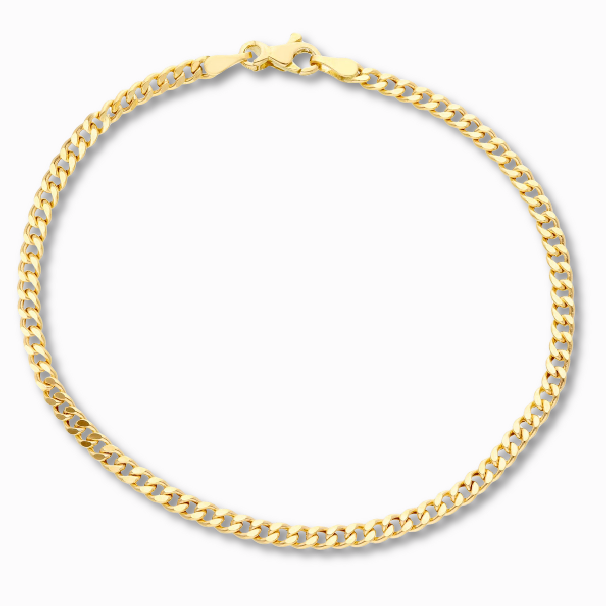14 karaat gouden gourmet armband van 2,75 mm