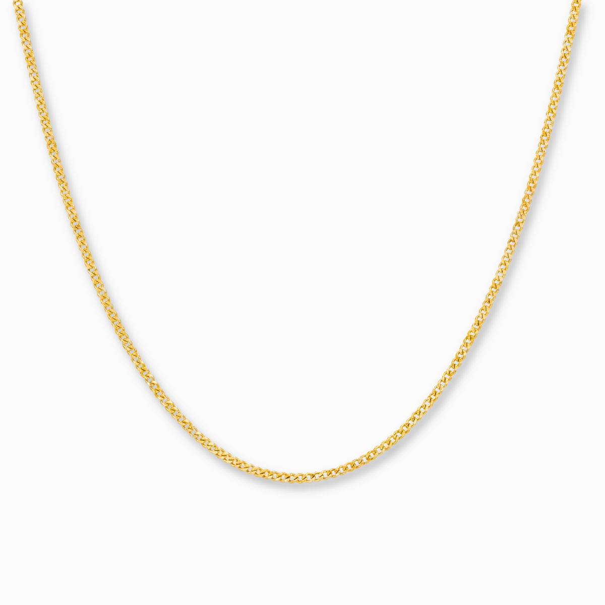 Gourmet ketting 2 mm 14 karaat goud