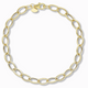 14 karaat gouden armband met ovale schakels