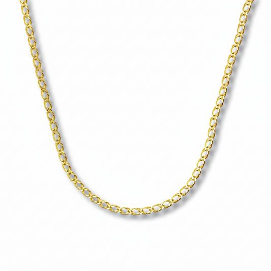 14 karaat gouden spiga vlechtketting