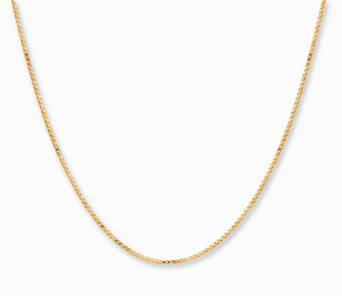 Venetiaanse box ketting 14k goud